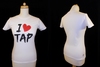 Dámské tričko "I LOVE TAP" - bílé