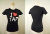 Dámské tričko "I LOVE TAP" - černé