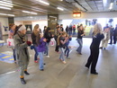 Majáles 2011 - výuka stepu v metru